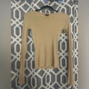 Y2K Like New Long Sleeve T-shirt Beige